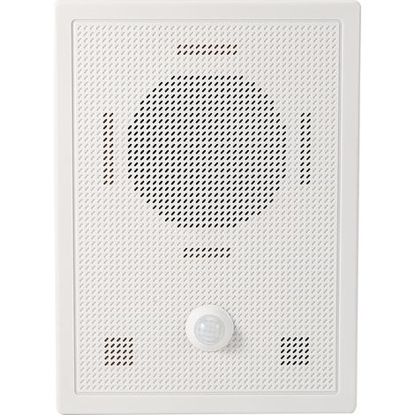 Sonnette d'entrée sans fil avec alarme, capteur et annonceur vocal, système antivol pour maison, magasin et hôtel (prise AC100V-240VEU). (1/5)