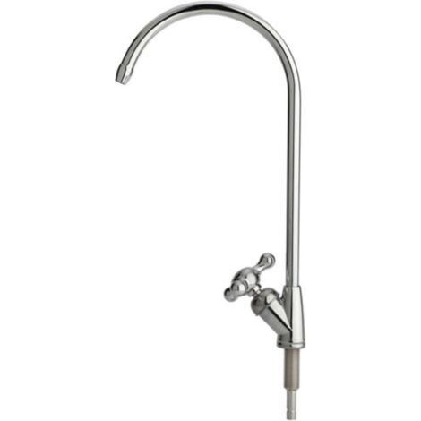 Robinet à osmose inverse pour usage domestique avec bec rotatif et conçu pour une intégration dans un raccord rapide RO de 6,35 mm (1/5)
