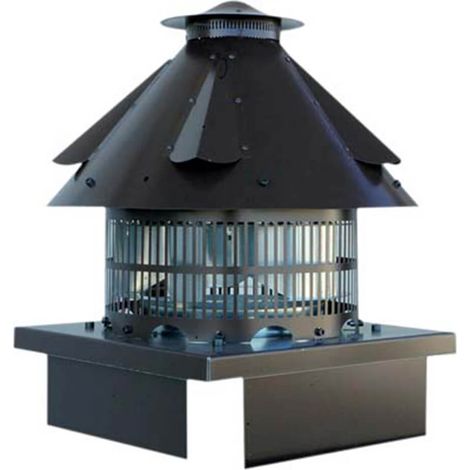 ASPIRATORE ELETTRICO CANNA FUMARIA - ACCIAIO TESTA MORO VOLT 230 WATT 180 CM 32-42 - 1 pezzo (1/2)
