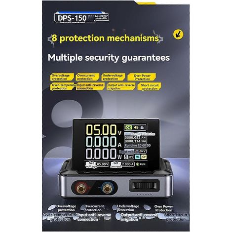 Alimentation CC DPS-150 30 V 5 A avec affichage numérique réglable, noir (1/5)