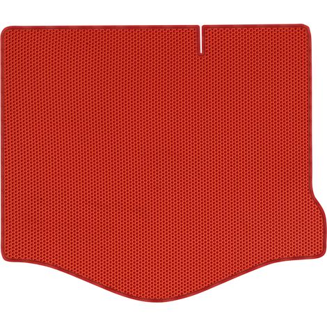 Alfombrilla de maletero de EVA para Ford Focus II Hatchback (2004-2011), revestimiento tipo panal - ROJO (1/5)