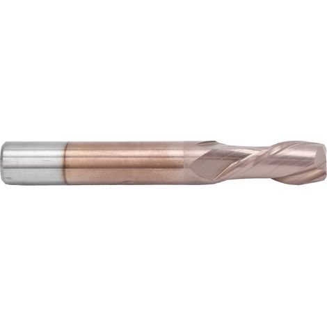 Fraise droite à 2 dents pour acier rapide allié trempé, diamètre 10 x 10 x 25 mm x 75 mm (longueur). (1/5)