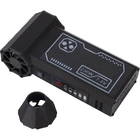 Souffleur électrique sans fil 130000 tr/min ventilateur puissant 4000 mAh 3 vitesses mini nettoyeur à air poussière sans balais 200W (1/5)