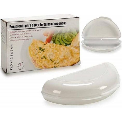 Trade Shop - CUISTIC PLASTIC INTENS FRITTA NACH MICROONDE 12.5X21.5X5CM RECIPIENT HEALTH -