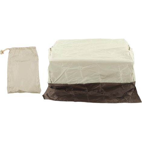 Housse de barbecue en tissu Oxford imperméable pour extérieur, imperméable à la pluie, à la poussière et au soleil, housse de protection intégrée pour (1/5)