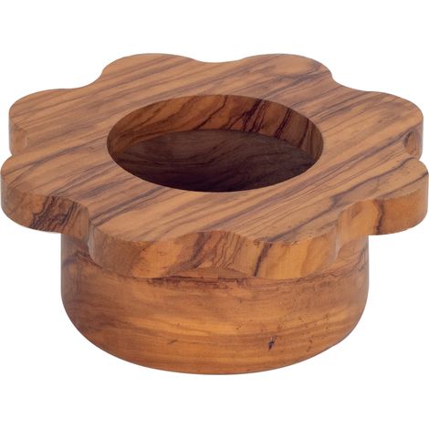 Portacandele Decorativo in Legno per Casa e Ufficio - Ideale come Regalo - Design Esclusivo - Decorazione Elegante