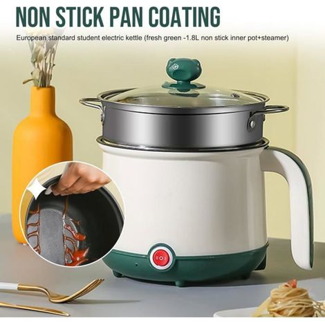 Mini Cuiseur - 1.8 L - Revêtement Antiadhésif - Usage Bureau Dormitoire Camping - 1 Pièce (1/5)