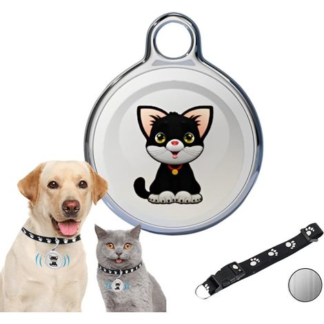 Mini traceur GPS pour chats - Collier étanche pour le suivi en temps réel des chats et des chiens (1/5)