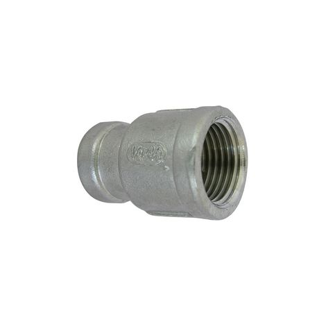 MANICOTTO DI RIDUZIONE FF ACCIAIO INOX- 1/2 x 3/8- IKARO- pezzi 1 (1/2)