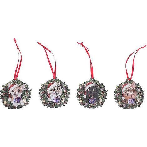 4 pendentifs pour sapin de Noël (1/3)