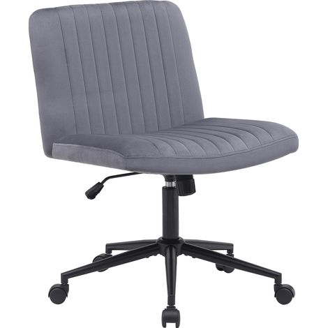 Bürostuhl Kingman dunkelgrau Samt