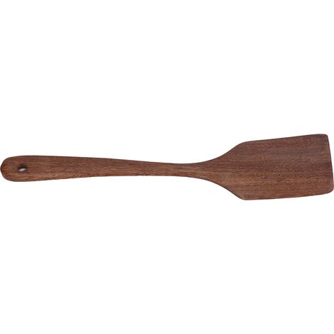 Cuillère en bois délicate, spatule de cuisine légère et texturée avec trou de suspension, idéale pour cuisiner et offrir, 30,5 cm (1/5)