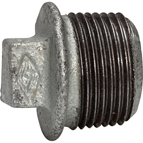 Riegler Stopfen 290, AG, R 2, schwarzer Temperguss feuerverz. (1/2)