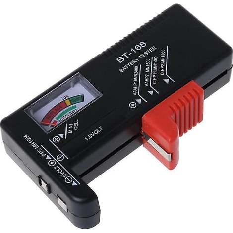 Universeller Batterietester für AA-, AAA-, CD-, 9V-Knopfzellen, Spannungsprüfer