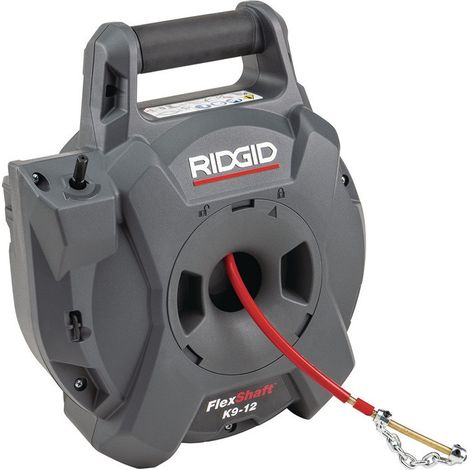 Tambor de limpieza de tuberías FlexShaft K9-12 Espiral L.9,1m Espirales D.6mm RIDGID