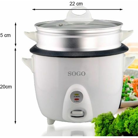 Appareil de cuisson sogo arr-10065 500W 1.5L (1/2)