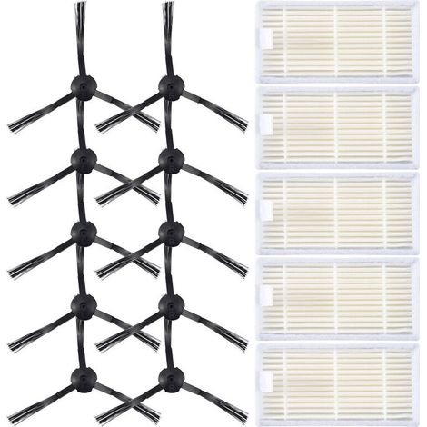 Kit accessori aspirapolvere per Panda X500, Gutrend Joy90, CR120, filtro HEPA x5 + spazzola laterale x10
