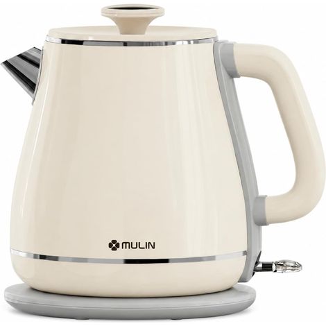 bouilloire vintage, Ébullition rapide, Bouilloire électrique 1,8l, 2200w,arrêt automatique, Base à 363° (1/5)
