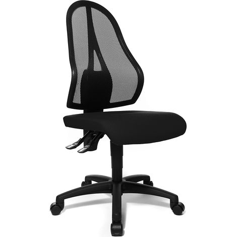 Topstar, Siège de bureau OPEN POINT P, dossier résille noir, (1/5)