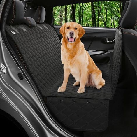 Housse de siège auto pour chien, hamac imperméable pour voiture, SUV et camion, housse antidérapante pour siège arrière, protection de siège robuste de style hamac pour chien, facile à install (1/5)