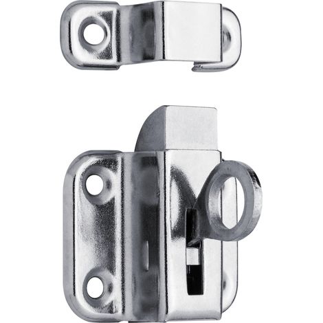 DENI OL-Schnäpper 7111, mit Schlaufe z.Anschrauben,B51mm,H40mm Stahl verchromt