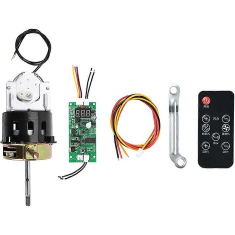 Moteur sans balais CC 9-28 V pour ventilateurs haute puissance télécommandés, pour ventilateurs de table, sur pied ou muraux (1/5)