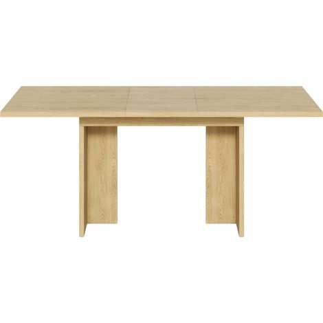 Tavolo da pranzo allungabile 140/180 x 80 cm in MDF colore rovere (1/5)