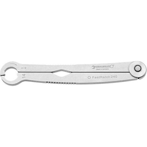 Clé polygonale simple à cliquet 1 pièce Stahlwille 240 18-11/16 41101818 18 mm 1 pc(s) (1/5)