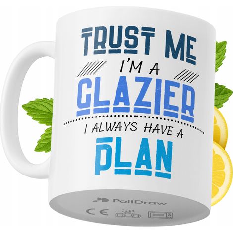 Lustige Tasse für Glaser – Kaffee- oder Teetasse mit witzigem Textdesign – ideal für Geburtstage, Namenstage, Feiertage und besondere Anlässe. Hochwertige Tasse für Zuhause, Büro und Arbeit. Farbe: We