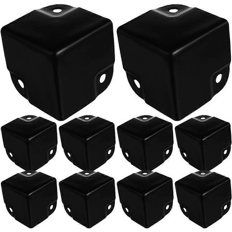 12 protections d'angle pour enceintes et caissons, en fer, avec bords métalliques. (1/5)