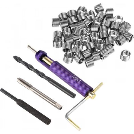 Kit de Réparation de Filetage d'Inserts Filetés en Acier Inoxydable 304 Outils d'Installation d'Insert de Type Helicoil M61.01.5D (1/5)