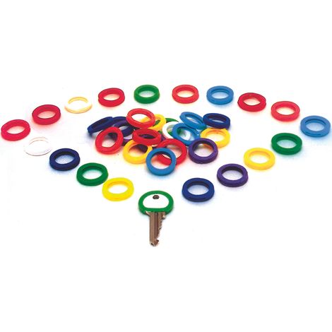Anellino Segnachiave Copritesta 200 Pezzi. Colore Assortiti