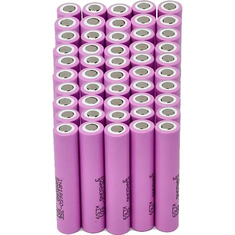 Batería de iones de litio, capacidad de 3500 mAh, tasa de descarga de 20 A, 50 unidades. (1/2)