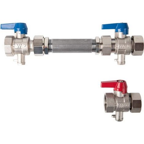 Kit de raccordement collecteur plancher chauffant pour compteur d'énergie thermique horizontal - Watts