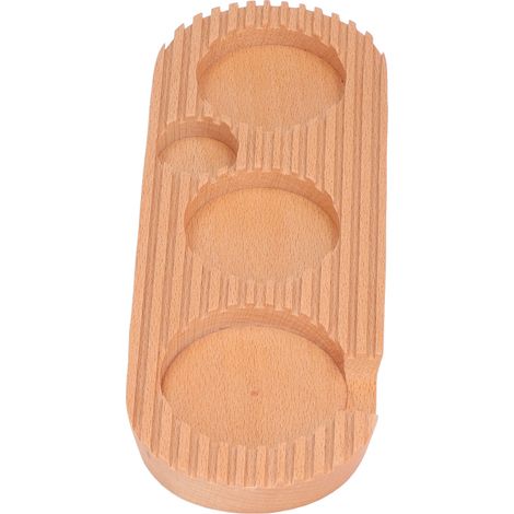 Porte-tamper en bois avec vide-tasse, support pour doseur café 51/54mm, organiseur de barista multifonction (1/5)