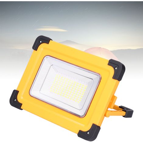 Projecteur solaire portable 120 LED 5000 lm, étanche IP65, idéal pour le camping et la randonnée. (1/5)