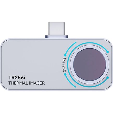 Caméra thermique TR256I 256×192, 600°C, USB-C Android, alarme haute température, vidéo/photo, FOV 56°, précision ±2 % (1/4)