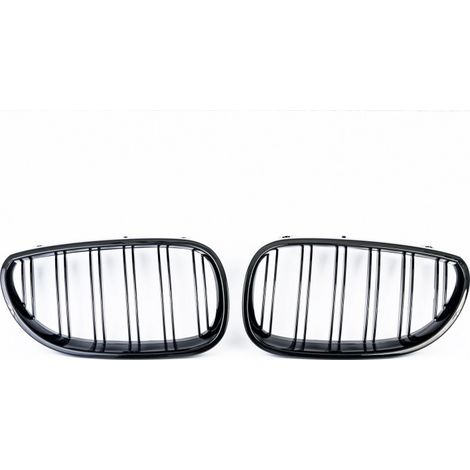 Doppelnieren-Kühlergrills für BMW E90/E91 (2008–2011), Schwarz Hochglanz, Facelift