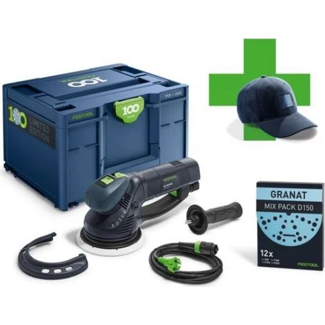 Festool RO 150 FEQ-Plus 100Y Limited Edition Levigatrice orbitale rotativa 150 mm