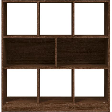vidaXL Bücherregal Eiche Braun 97,5x29,5x100 cm Holzwerkstoff