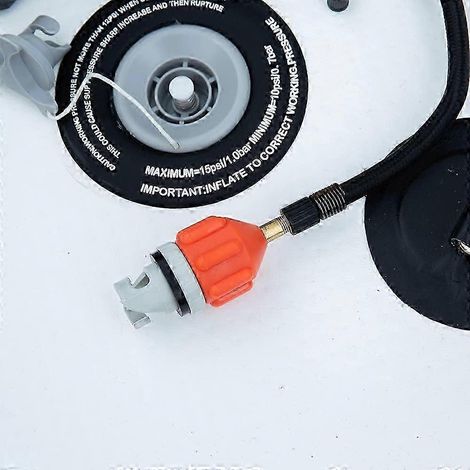 Adaptador para kayak, adaptador de válvula de inflado para bomba de aire de kayak/embarcación, adaptador de válvula estándar, adaptador para bomba de SUP SZRH AF