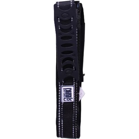 Collier réfléchissant en nylon avec poignée - Noir - 34 cm (1/3)