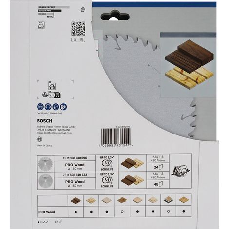 Bosch Master Promotions Promo 3Pack 160 mm Pro Wood 2608644729 (1/3)