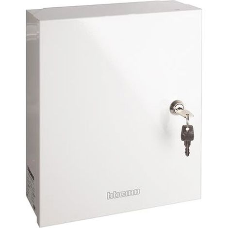 Coffret pour centrale alarme intrusion MyHOMEUp alimentation pour switch 1,7A BTICINO BT4210