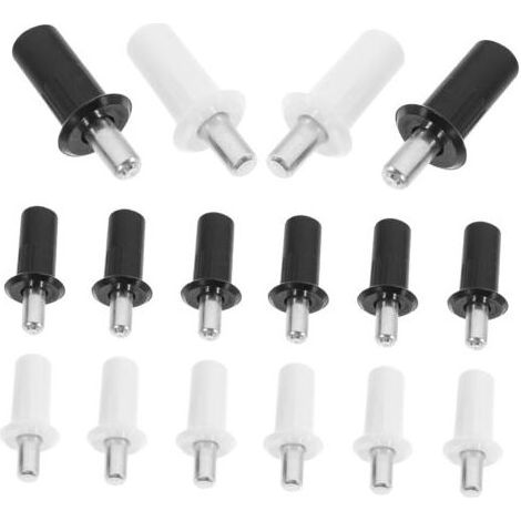 16 pièces Kit de Réparation Goupilles pour Volets Accessoires Quincaillerie Porte et Fenêtre Télescopique Abs et Acier Inoxydable Facile à Installer pour Portes Pliantes et (1/5)