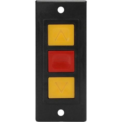 Ouvre-porte de garage, boîtier de verrouillage pour interrupteur à rouleau de porte électrique, interrupteur à bouton encastré en saillie D (1/5)
