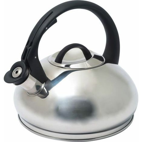 Baumalu Hervidor de silbido inoxidable 3 litros diseño moderno