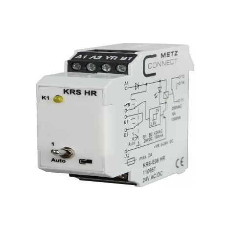 Schwellwertschalter 24, 24 V/AC, V/DC (max) 1 Wechsler Metz Connect 110667  1 St. (1/2)
