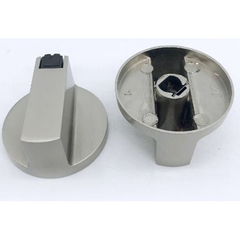 Lot de 8 boutons de cuisinière rotatifs en métal de 6 mm pour plaques de cuisson à gaz, remplacement pour appareils de cuisine.