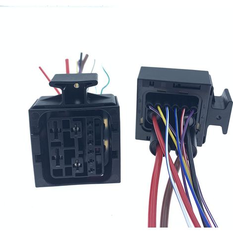 Applicable to Volkswagen New Jetta Santana Rapid electronic fan controller plug cooling fan relay module (1/4)